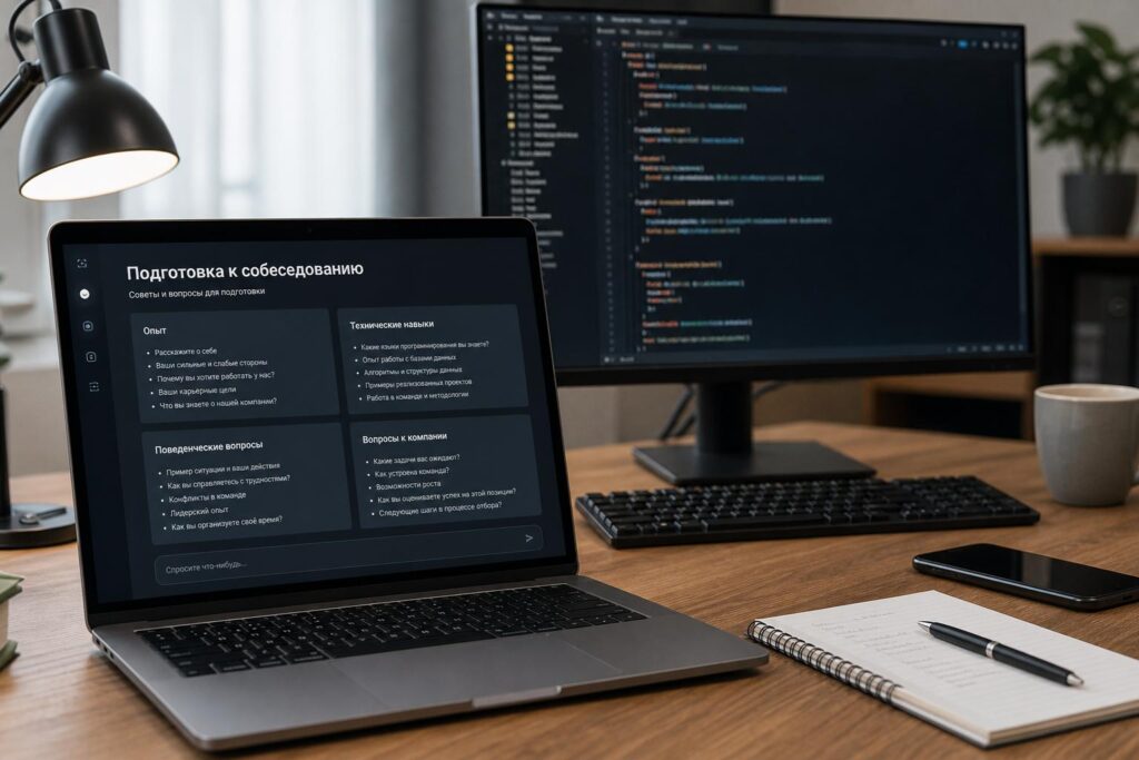 Использование ChatGPT для подготовки к собеседованию