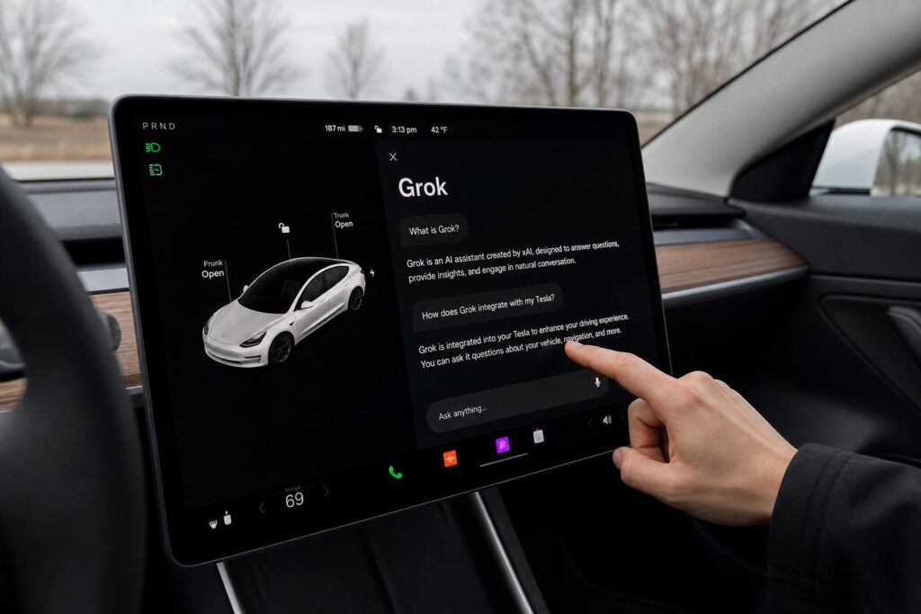 Grok в Tesla и интеграция с автомобилями