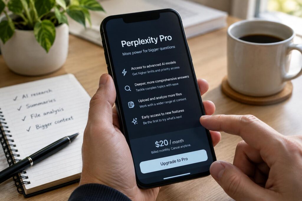 Подписка Perplexity Pro: возможности и цена