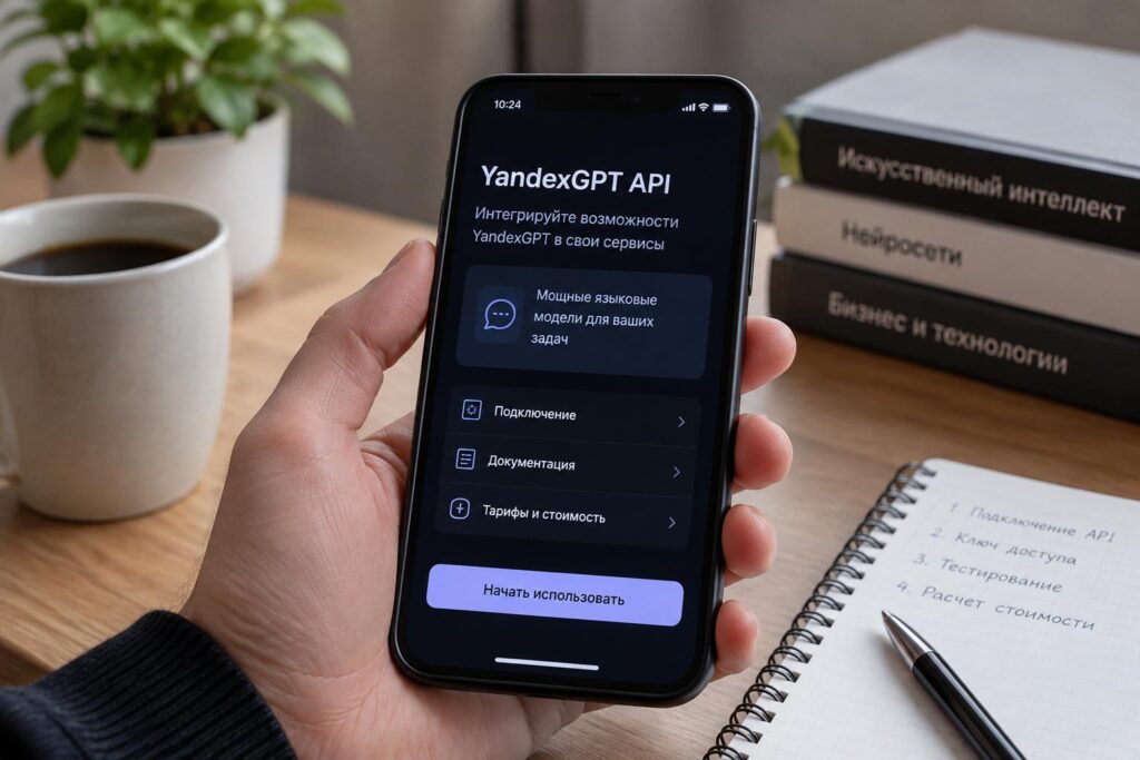 YandexGPT API: подключение и стоимость
